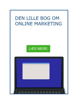 cover image of Den lille bog om online marketing